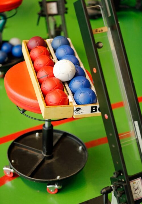 materiel boccia balles
