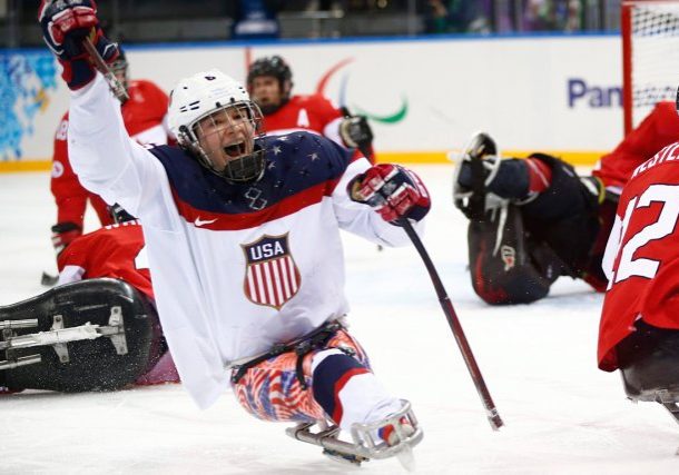 victoire hockey sur luge
