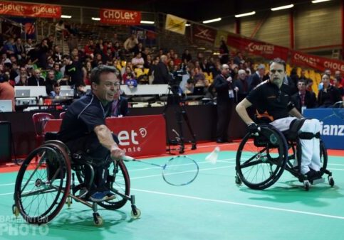 joueurs badminton fauteuil