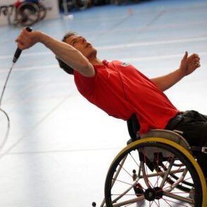 joueur parabadminton