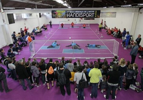 terrain torball handisport